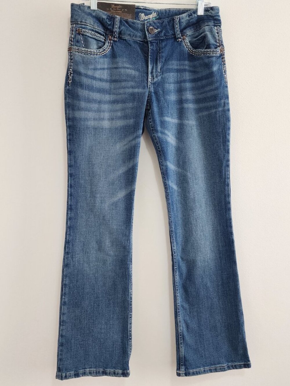 Wrangler Retro Sadie Bootcut Jeans 9 Light Wash Western NWT